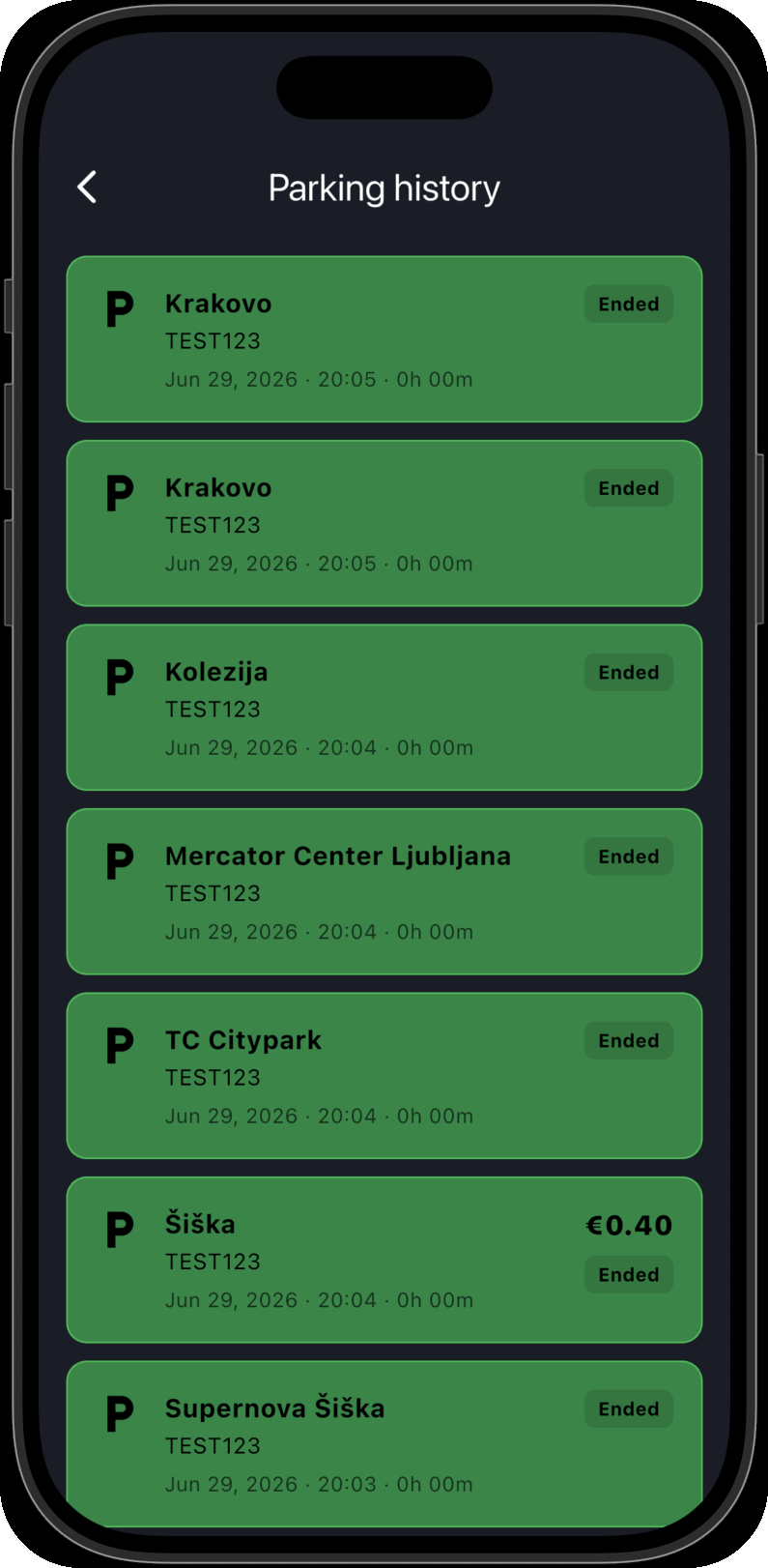 Povijest transakcija